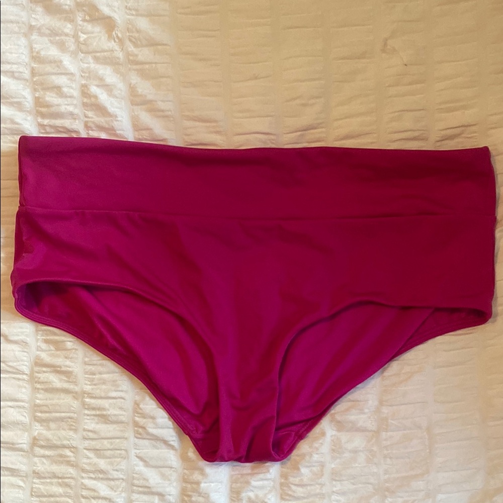 Athleta Vibrant Pink Bikini Bottom